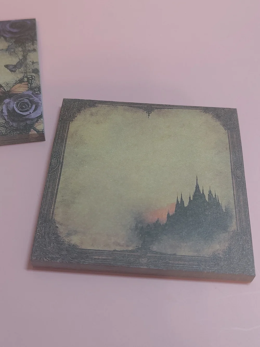3 Gothic Floral Note Pad Set - Candle & Castle Designs